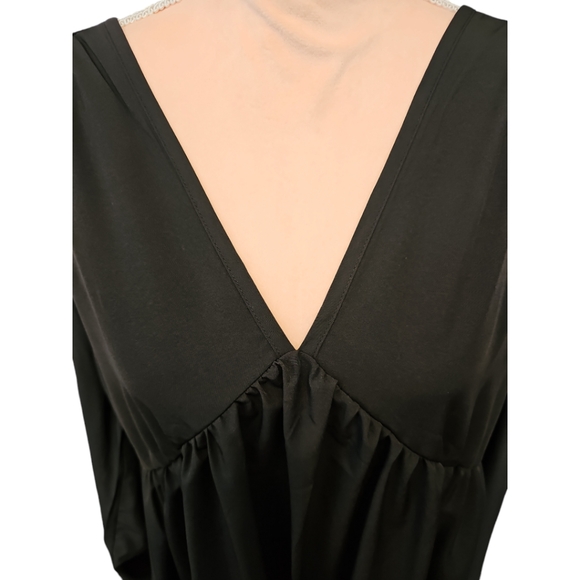 SHEIN VCAY Plus V-neck Knot Cuff Dress 3X - Picture 7 of 11